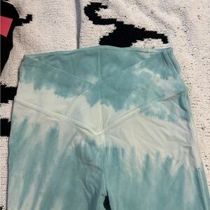 Victoria's Secret Mint Tie-Dye Leggings